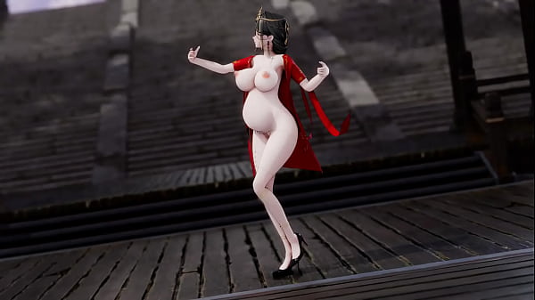 含英/战双帕弥什 动漫/二次元 中国风红衣孕肚裸舞(3D成人动漫)